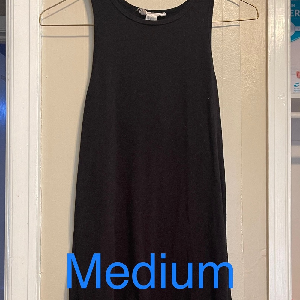 Forever 21 mini bodycon black dress medium